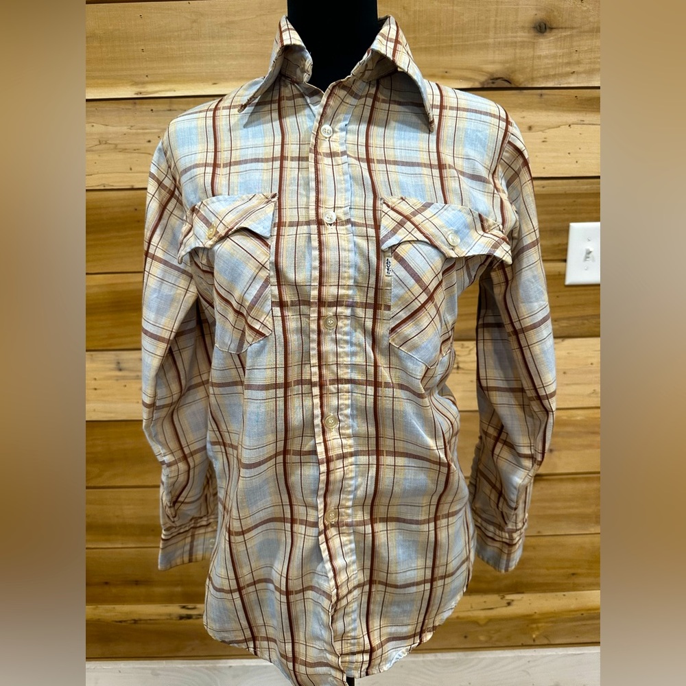 1970's VINTAGE LEVI'S button down shirt, Small